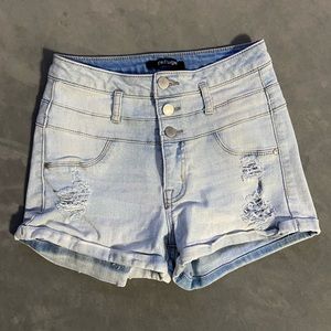 High waisted Refuge jean shorts